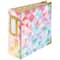 We R Memory Keepers® Geometric Paper Wrapped D-Ring Album, 4" x 4"